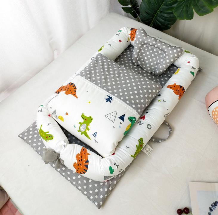 Anti-pressure Newborn Foldable Portable Crib