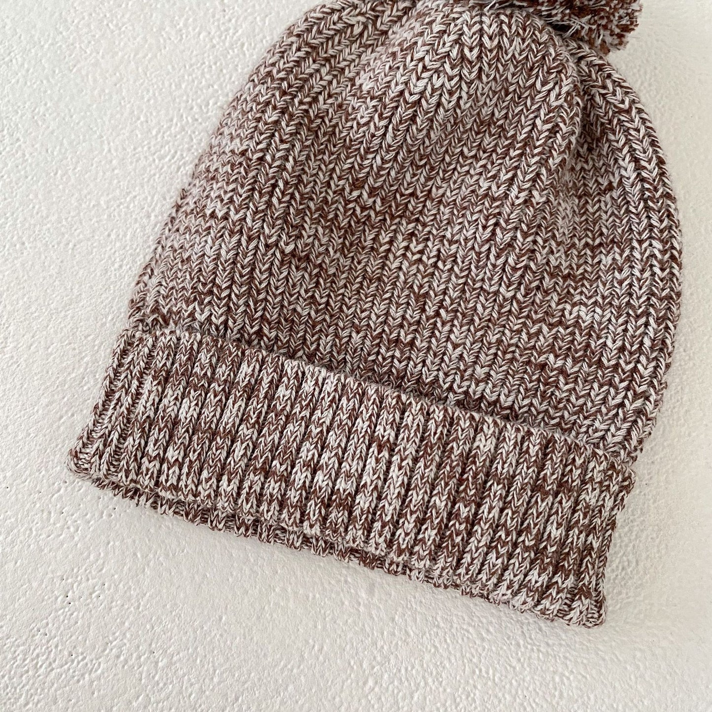 Fur Ball Knitted Hat 3-piece Set